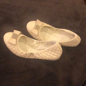Cream Cole Haan Grand OS flats